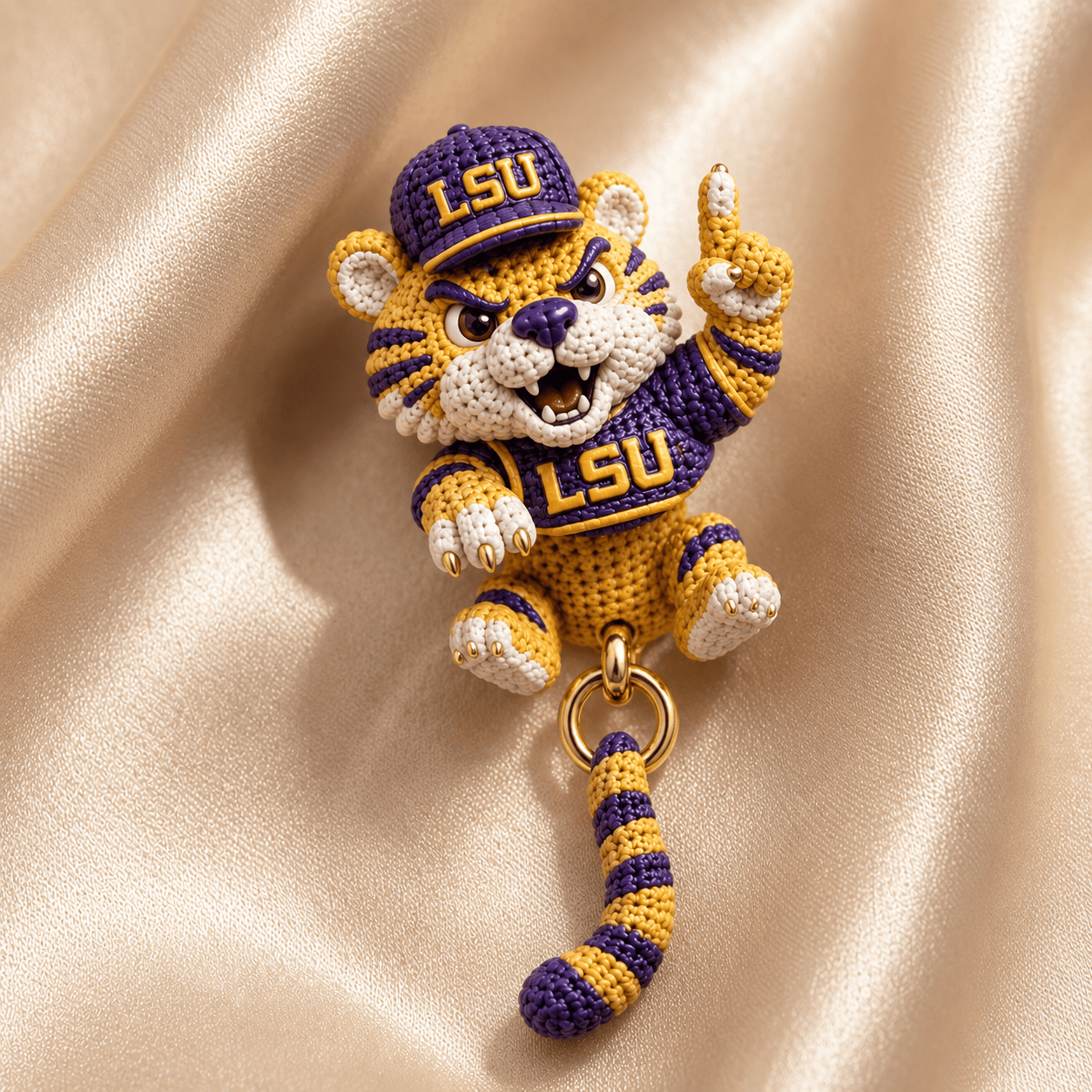 Premium LSU Dangle Earrings HQH