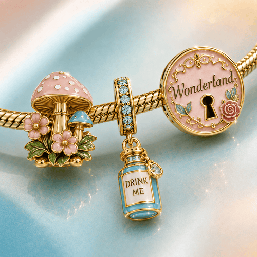 ALW Gold Charm Bracelet Set TTTT