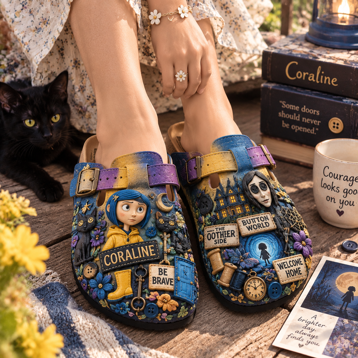 PREMIUM CRL MINK SUEDE CLOGS TTNL