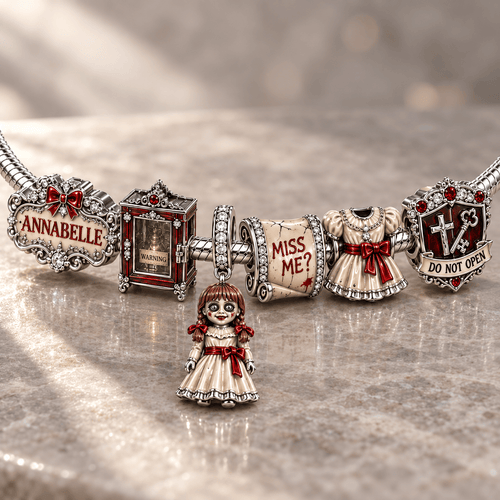 ANBL Silver Charm Bracelet Set NTVA