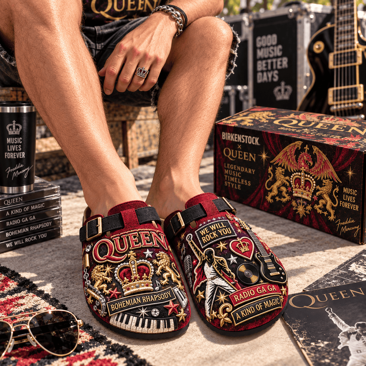 PREMIUM QNN MINK SUEDE CLOGS TTNL