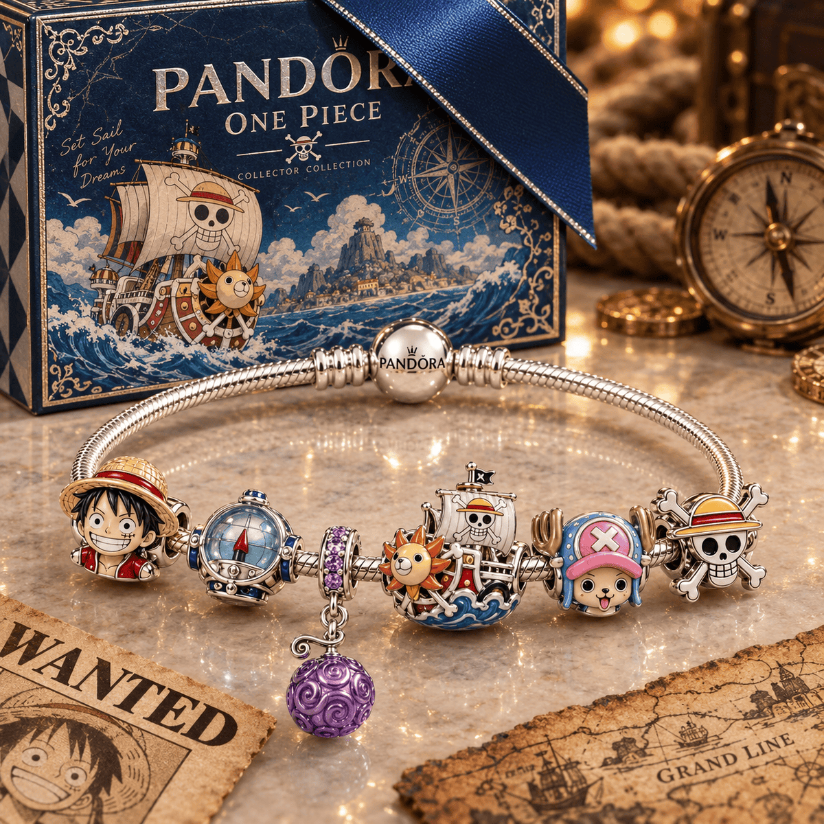OPC Silver Charm Bracelet Set PTKL
