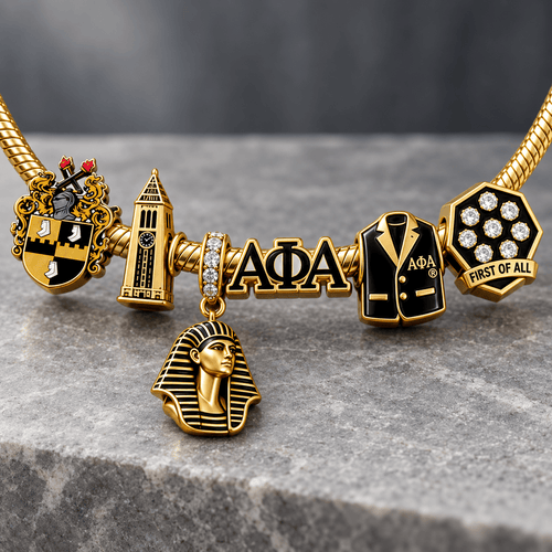 APA Silver Charm Bracelet Set NTVA