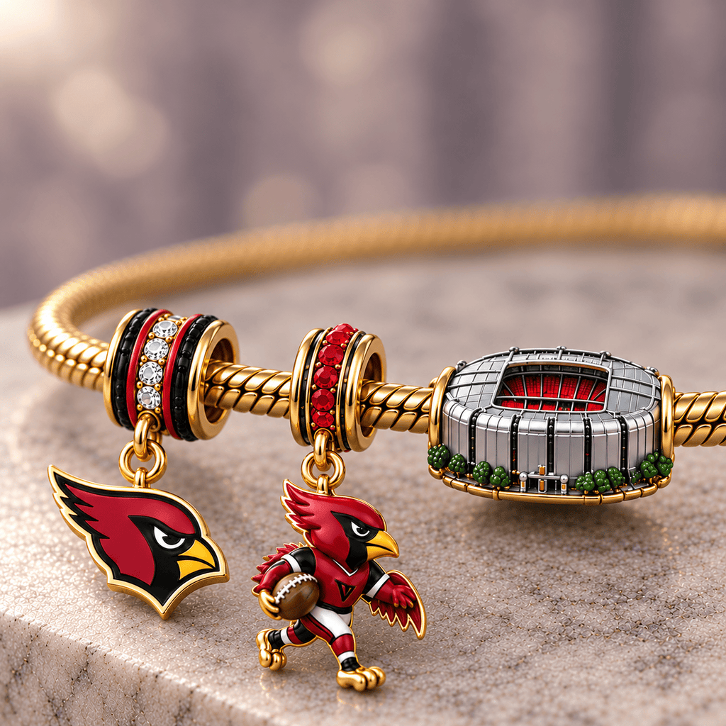 ARCD Gold Charm Bracelet Set HQH