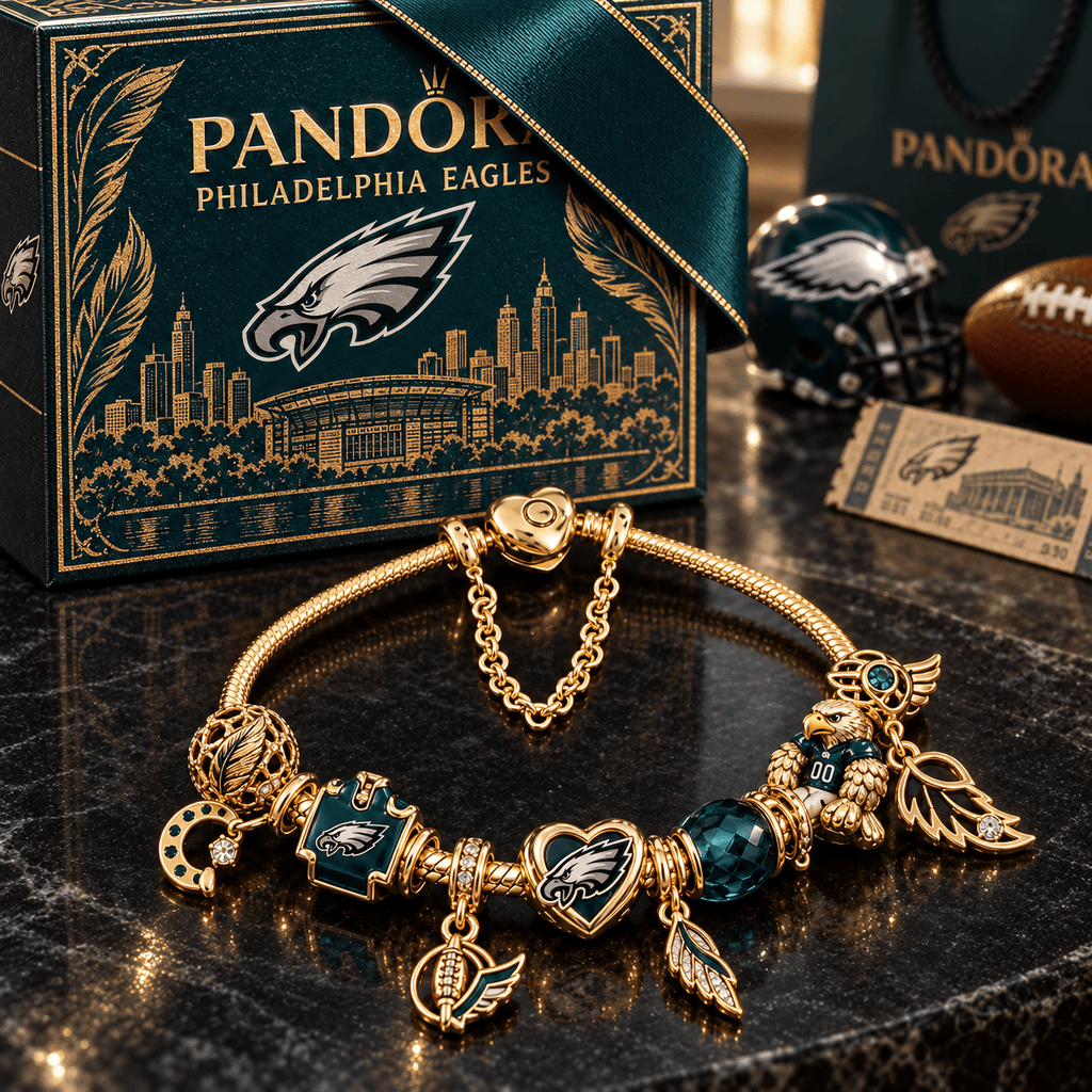PLDE Gold Charm Bracelet Set PTKL