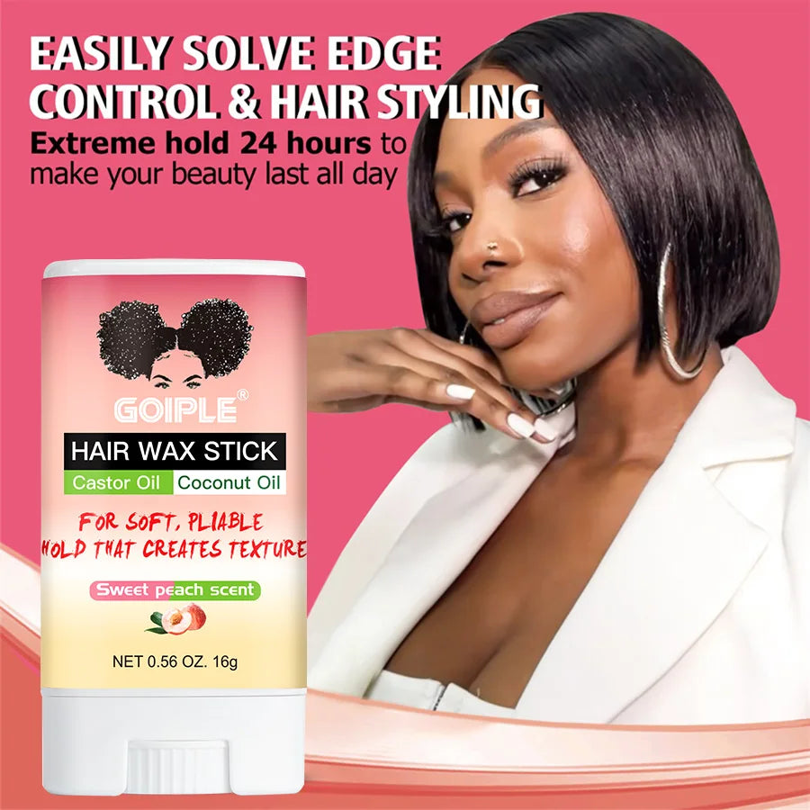 Styling Hair Wax Stick,Hair Control Gel,Wigs Extra Hold Fast-Dry Melt Spray,Lace Wig Adhesives Accessories Hair Styling Products